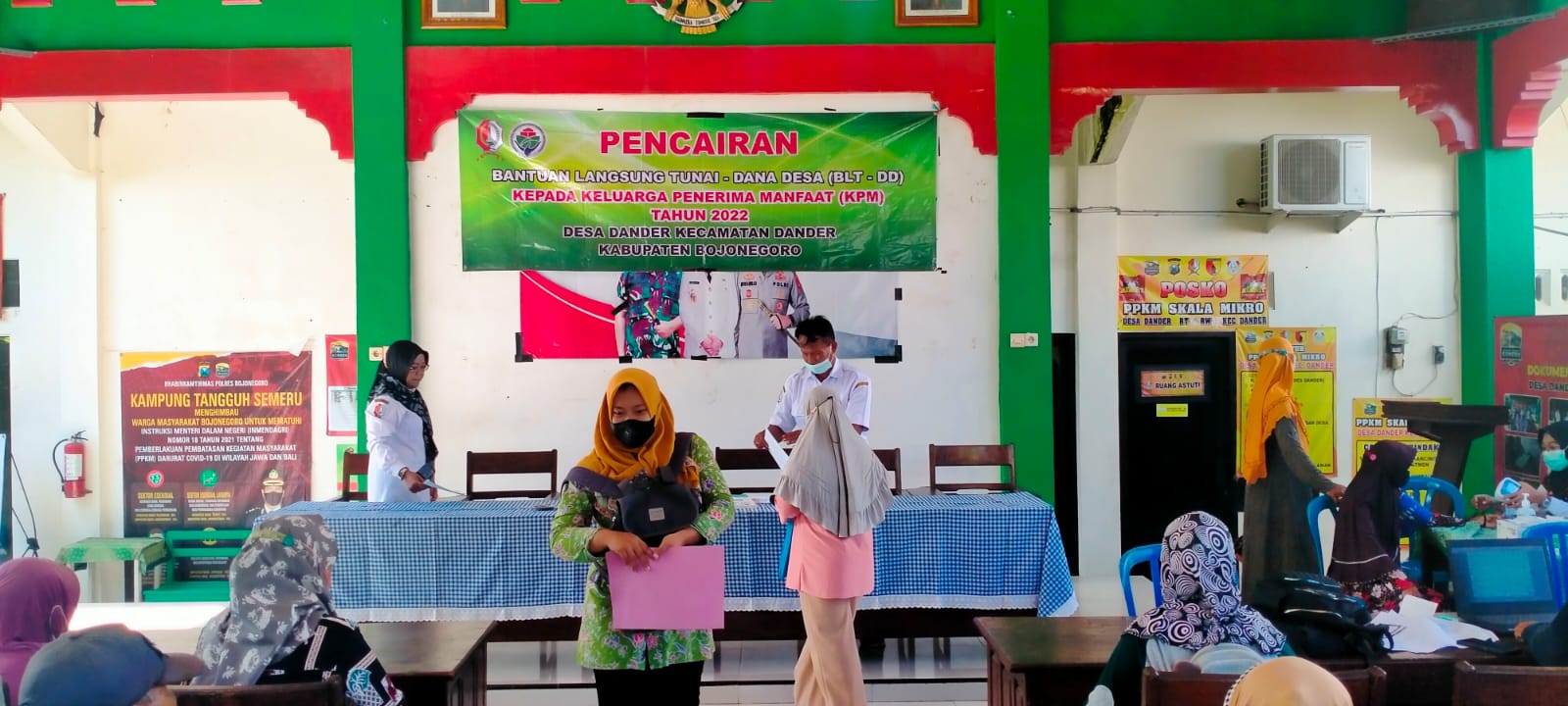 Pencairan Bantuan Langsung Tunai – Dana Desa (BLT – DD) Desa Dander