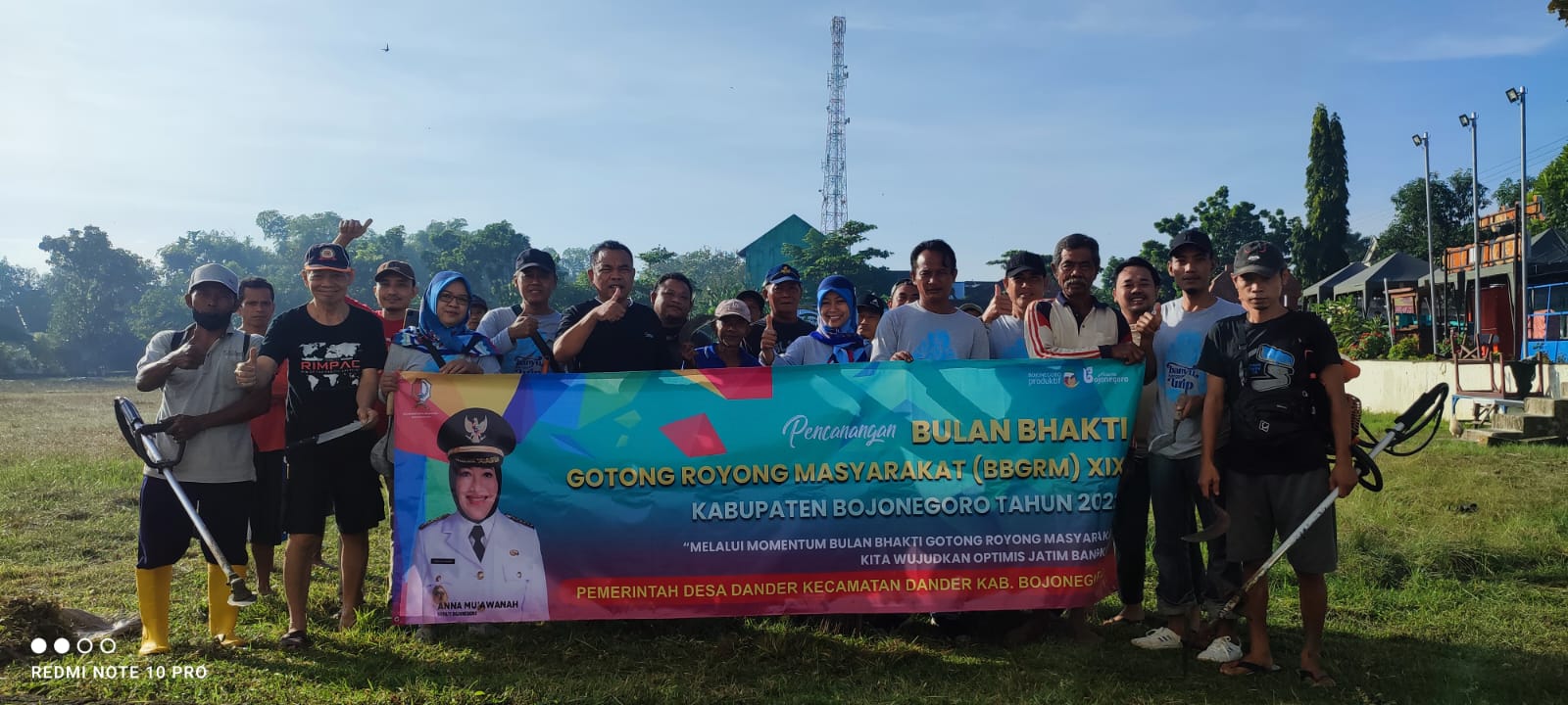 Kerja Bhakti Dalam Rangka Bulan Bhakti Gotong Royong Masyarakat ke XIX