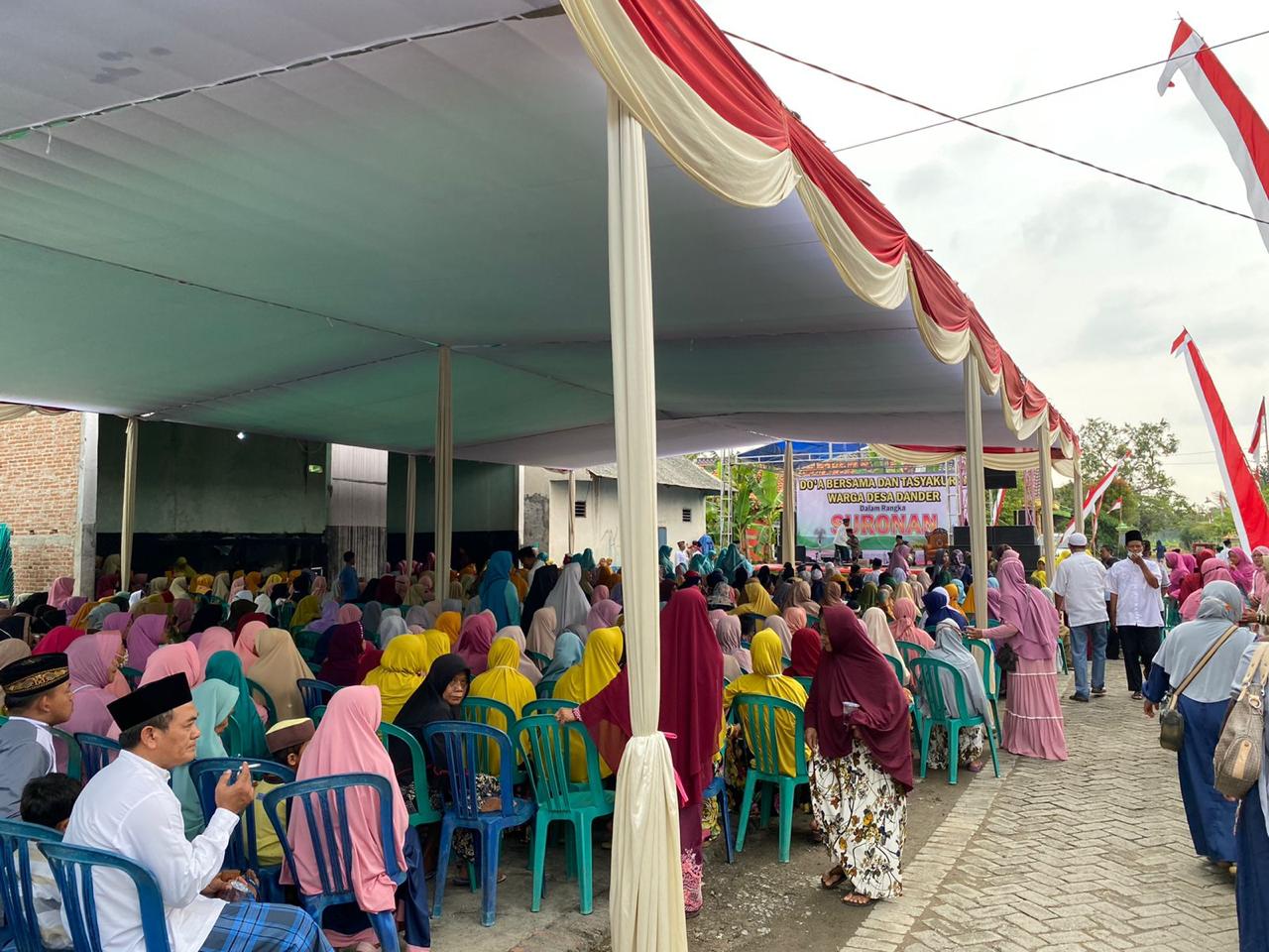 Do’a Bersama dan Tasyakuran Warga Desa Dander Dalam Rangka Suronan