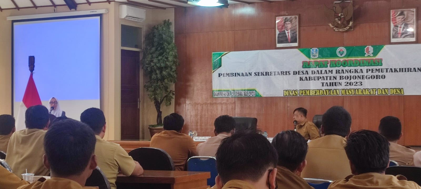 Pembinaan Sekretaris Desa Dalam Rangka Pemutakhiran Data SDGs Desa Tahun 2023