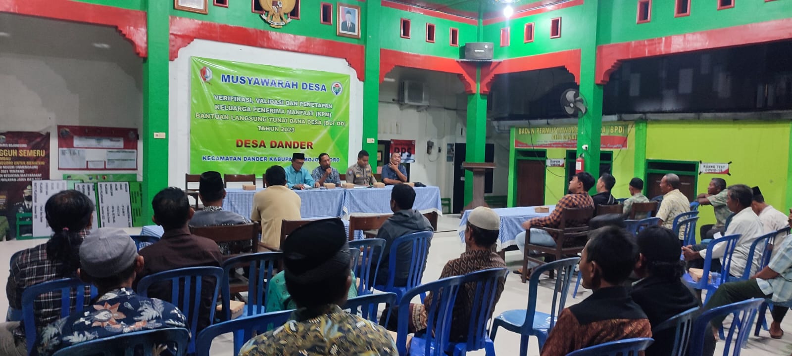 BPD Desa Dander Selenggarakan Musdes Khusus Penetapan KPM BLT – DD Tahun 2023