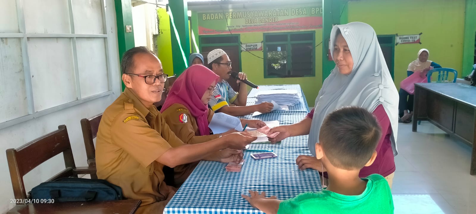 Pencairan Bantuan Pangan Non Tunai Bulan Januari – Februari 2023 Di Desa Dander