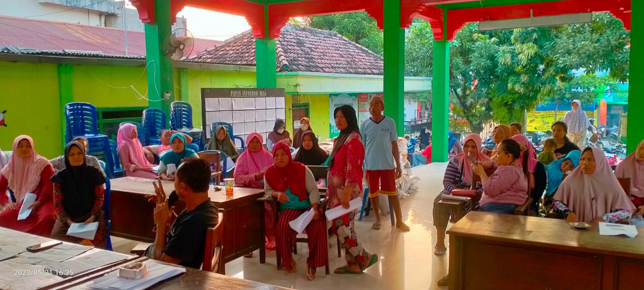 Pencairan Bantuan Pangan Non Tunai Bulan April 2023 Di Desa Dander