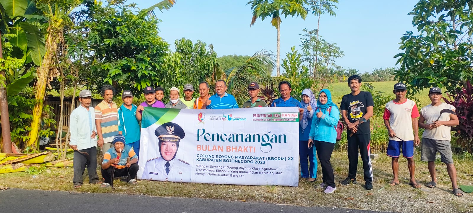 Kerja Bhakti Dalam Rangka Bulan Bhakti Gotong Royong Masyarakat ke XX