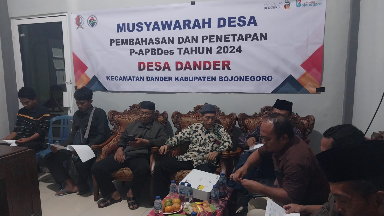 BPD Desa Dander Adakan Musyawarah Desa P-APBDes 2024
