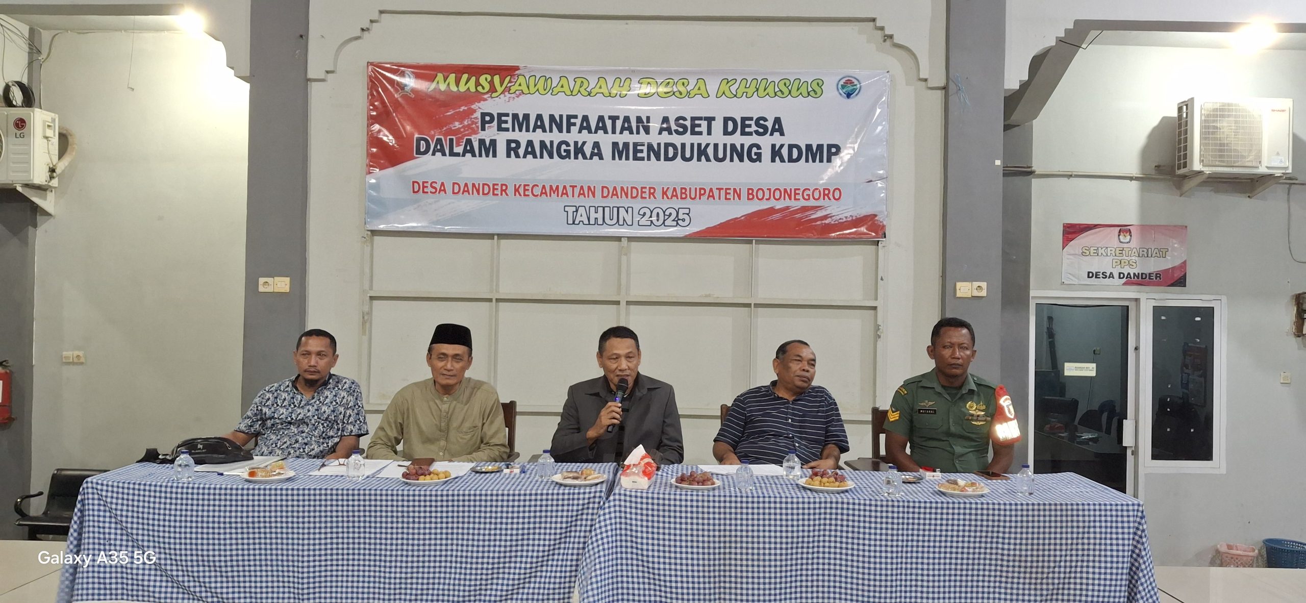 BPD Desa Dander Selenggarakan Musdes Khusus Pemanfaatan Aset Desa