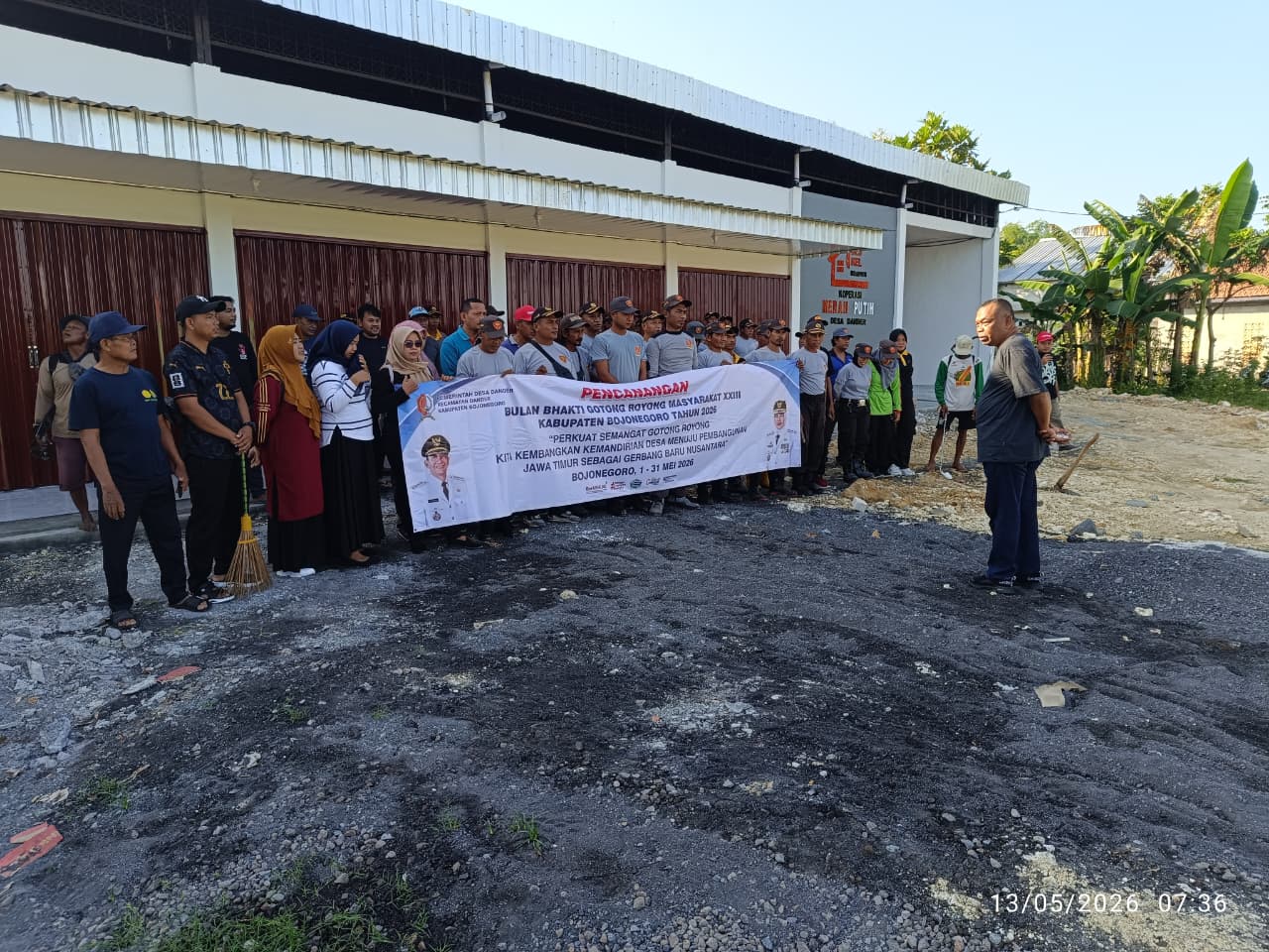 Pemerintah Desa Dander Peringati Bulan Bhakti Gotong Royong Masyarakat ke XXIII